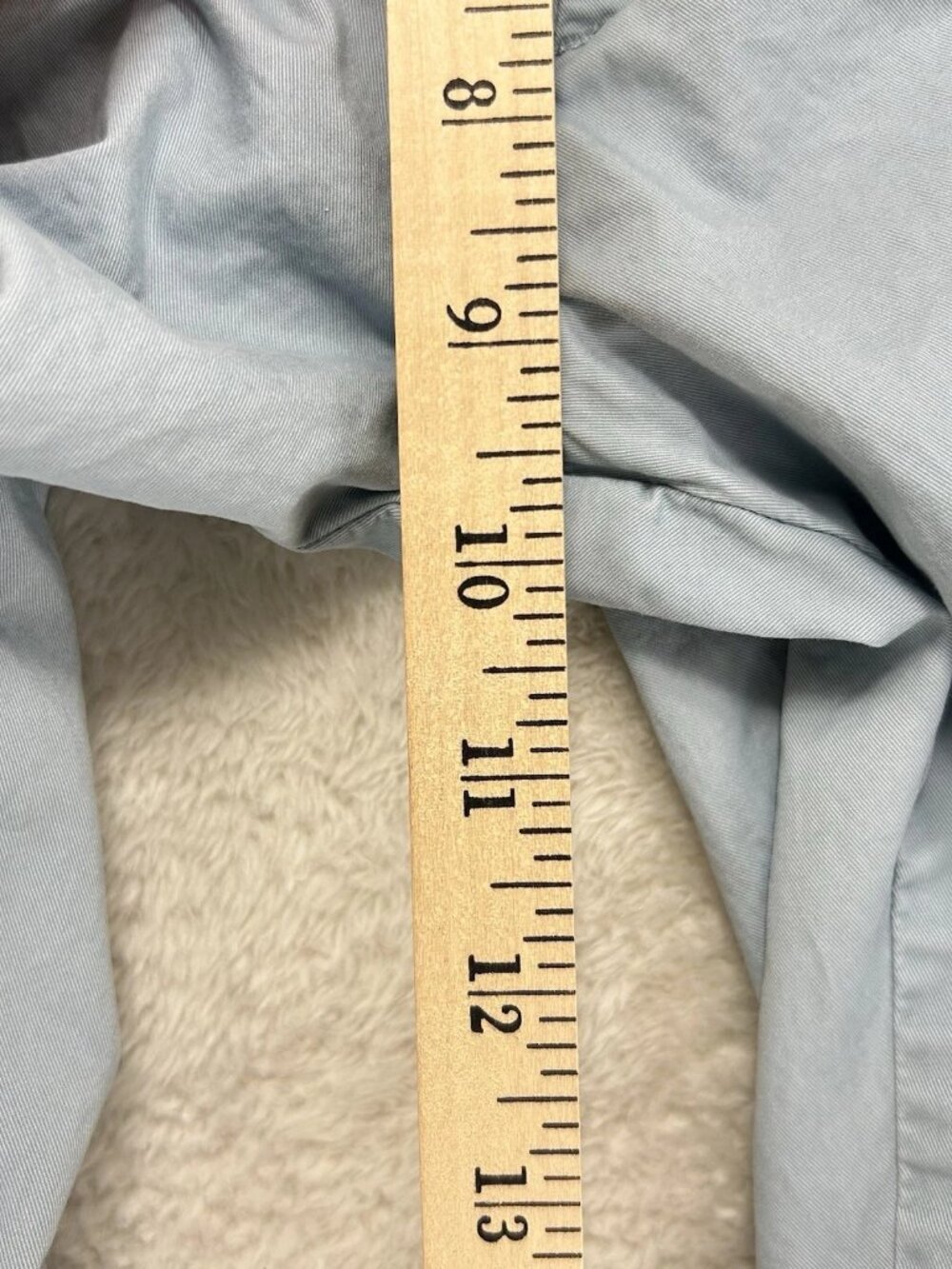 Polo Ralph Lauren Suffield Pants 31x32 Light Blue Solid Pima Cotton (Tag-32x32) - Picture 8 of 15
